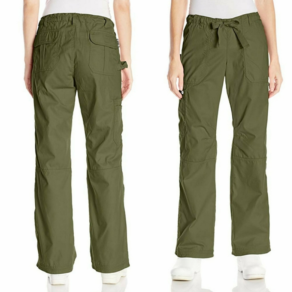 KOI Scrub Pants - Olive Green color